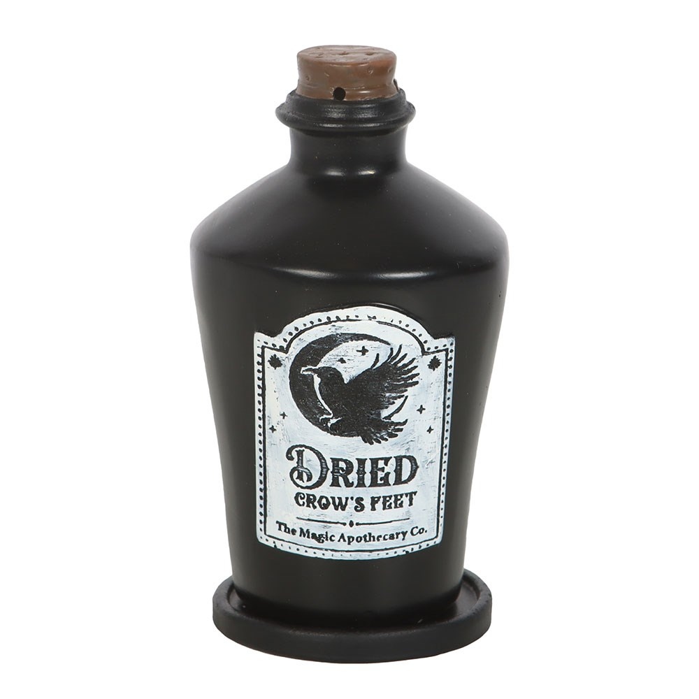 Something Different - Dried Crow's Feet Incense Cone Holder Weihrauchhalter - Schwarz